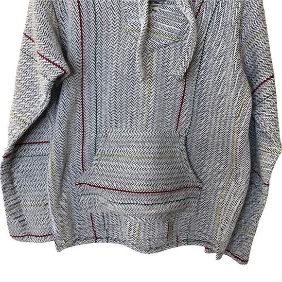 Original Senor Lopez Striped Heavy Knit Hoodie Sz L - Picture 3 of 7